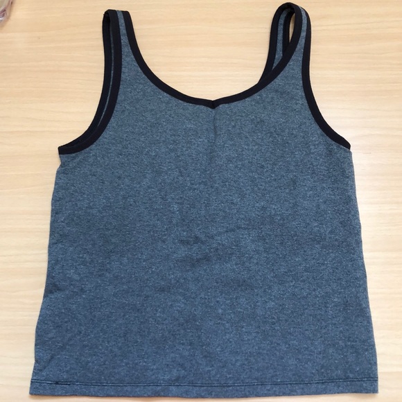 !LAST DAY!  Nike cropped tank top | gray | sz L - Picture 2 of 6